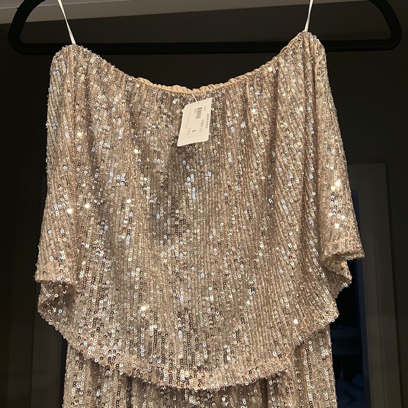 Pookie and Sebastian size small sequined jumpsuit - Picture 2 of 4